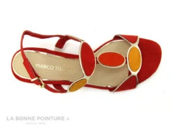 Marco Tozzi 2-28230-28 Red Comb - Sandale Rouge Rose Orange -Chaussures Promotion Magasin cd24607c73b9e66c561f35ea11d5d5ef 3333001 171714