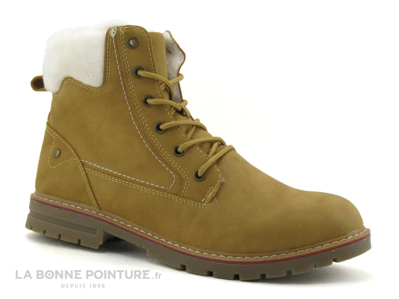 Morans WALDY Camel - Fourrure Beige - Bottine Fourree Femme 1 Morans WALDY Camel - Fourrure Beige - Bottine Fourree Femme