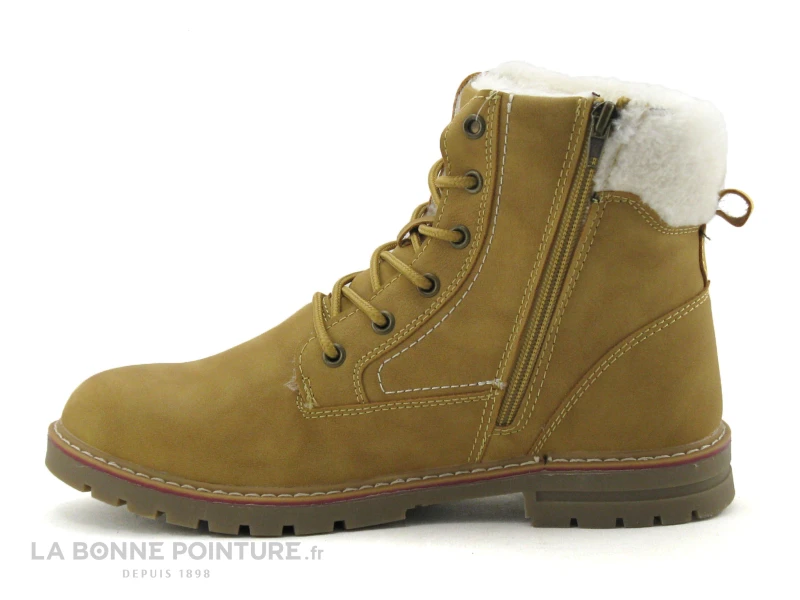 Morans WALDY Camel - Fourrure Beige - Bottine Fourree Femme 2 Morans WALDY Camel - Fourrure Beige - Bottine Fourree Femme – Image 2