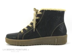 Remonte R7980-01 Noir Marron Beige - Basket Montante Femme -Chaussures Promotion Magasin cd24607c73b9e66c561f35ea11d5d5ef a108601 175314