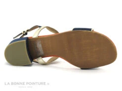 Marco Tozzi 2-28230-20 Navy Comb - Sandale Femme - Talon Carre -Chaussures Promotion Magasin cd24607c73b9e66c561f35ea11d5d5ef a228901 180163