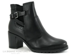 Shoelab PAMELA 4328 Noir - Boots Femme Talon Epais