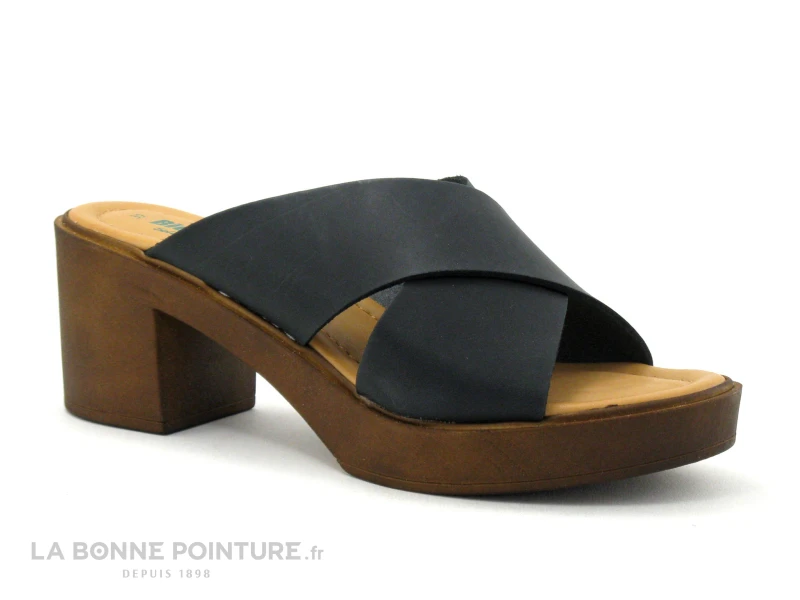 BioNatura 99A2266-I-GOINER - Oil Nero - Mule Noire Talon Large 1 BioNatura 99A2266-I-GOINER - Oil Nero - Mule Noire Talon Large