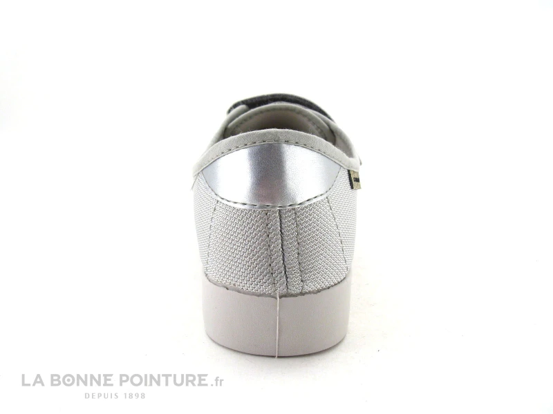 Semelflex Marie-Jo Pantoufle Gris Galet Velcro 4 Semelflex Marie-Jo Pantoufle Gris Galet Velcro – Image 4