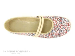 Soca 0333 Beige Et Fleuri - Chausson Ballerine Femme Avec Elastique -Chaussures Promotion Magasin cd24607c73b9e66c561f35ea11d5d5ef img 0167.jpg 171687
