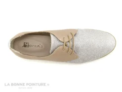 Morans VERBIER Beige Argent - Derby Femme -Chaussures Promotion Magasin cd24607c73b9e66c561f35ea11d5d5ef img 0182.jpg 117551