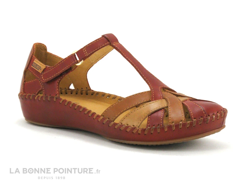 Pikolinos Vallarta 655-0732C5- Sandia Ivory Brandy - Sandale 1 Pikolinos Vallarta 655-0732C5- Sandia Ivory Brandy - Sandale