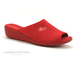CM Confort 48750001 - Rouge - Pantoufle Mule En Eponge