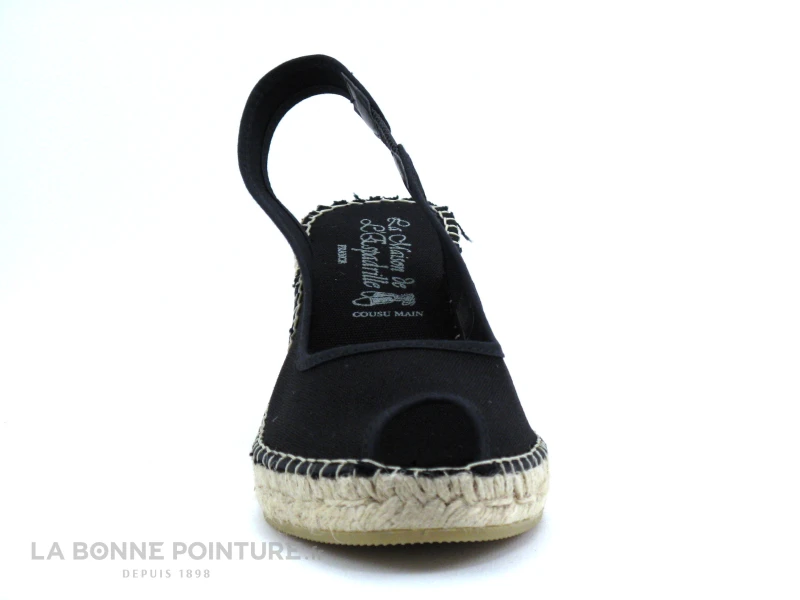 La Maison De Espadrille 660 Noir 2 La Maison De Espadrille 660 Noir – Image 2