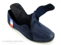 Fargeot UNAVY Marine - Chausson Confort Femme Avec Bride -Chaussures Promotion Magasin cd24607c73b9e66c561f35ea11d5d5ef img 0452.jpg 160546