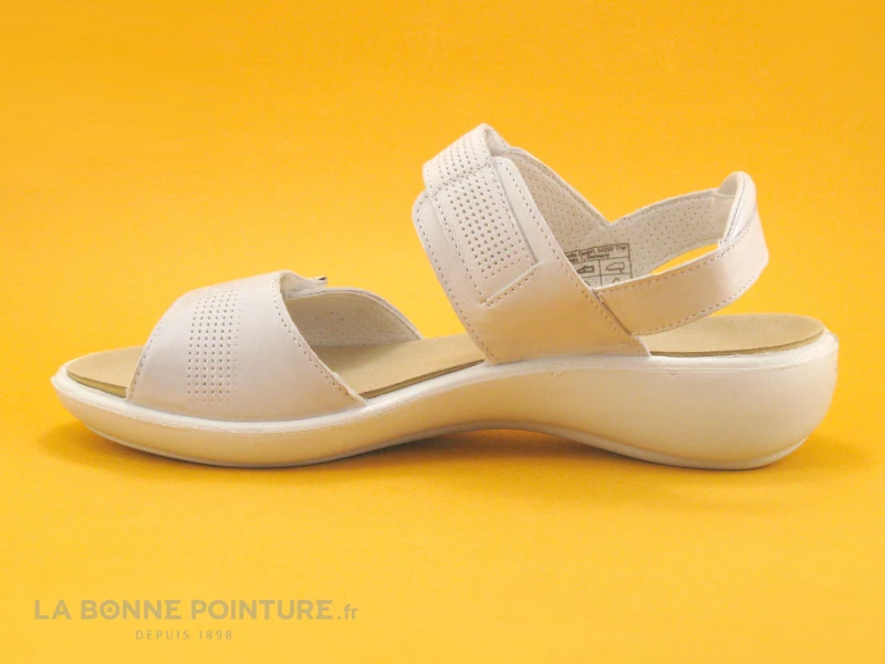 Romika IBIZA 109 Off White - Sandale Confort Femme Cuir Blanc 3 Romika IBIZA 109 Off White - Sandale Confort Femme Cuir Blanc – Image 3