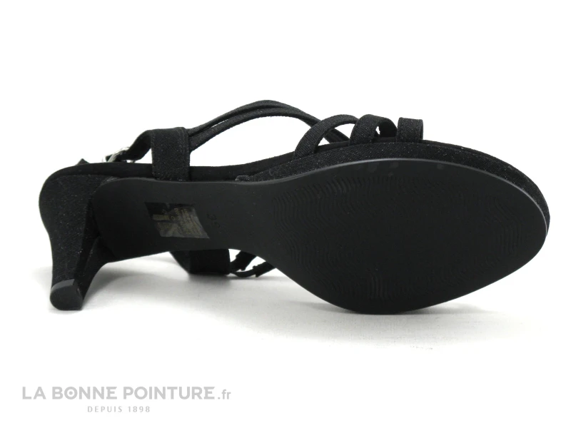 Marco Tozzi 2-28329-34 Black Metallic - Sandale Paillette Talon Haut 7 Marco Tozzi 2-28329-34 Black Metallic - Sandale Paillette Talon Haut – Image 7