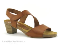Nouvelles Arrivées 7 Xapatan 1088 Cuero - Sandale Femme Petit Talon - Cuir Marron