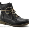 Com Un Point Noir Boots ADBALCA Lacet Beige WH-042H07