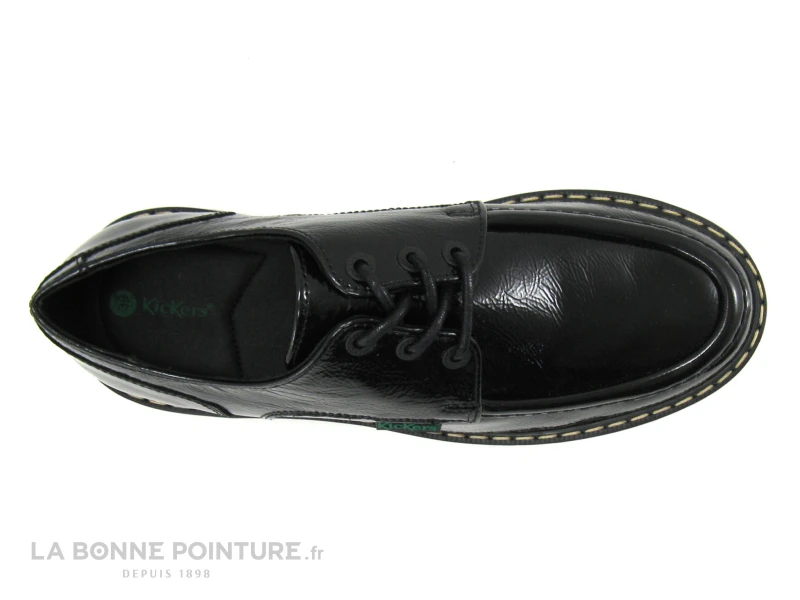 Kickers KICK DECKLOW Noir Vernis - 911270 - Chaussure Basse Femme 6 Kickers KICK DECKLOW Noir Vernis - 911270 - Chaussure Basse Femme – Image 6