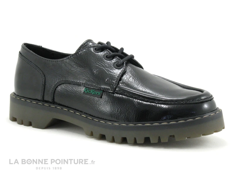 Kickers KICK DECKLOW Noir Vernis - 911270 - Chaussure Basse Femme 1 Kickers KICK DECKLOW Noir Vernis - 911270 - Chaussure Basse Femme