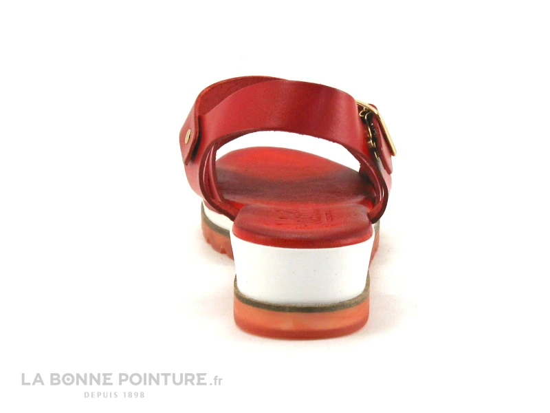 Valerias 6130 Rouge - Sandale Femme Cuir Rouge 4 Valerias 6130 Rouge - Sandale Femme Cuir Rouge – Image 4