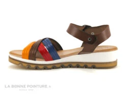 Valerias 6130 Marron Jaune Bleu Rouge - Sandale Femme -Chaussures Promotion Magasin cd24607c73b9e66c561f35ea11d5d5ef img 0899.jpg 147719