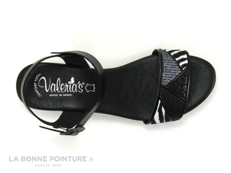 Valerias 6135 Noir - Bride Triangles - Sandale Femme 6 Valerias 6135 Noir - Bride Triangles - Sandale Femme – Image 6