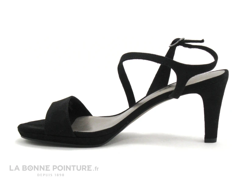 Tamaris 1-28318-20 Black - Sandale Noire Talon Haut 3 Tamaris 1-28318-20 Black - Sandale Noire Talon Haut – Image 3