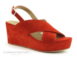 Tamaris 1-28027-20 533 Chili - Nu-pieds Compense Rouge