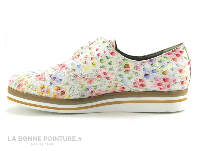 Dorking ROMY D7850-GY Blanc Glory - Multicolore - Chaussure Basse 3 Dorking ROMY D7850-GY Blanc Glory - Multicolore - Chaussure Basse – Image 3
