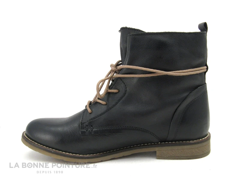 Com Un Point Noir Boots ADBALCA Lacet Beige WH-042H07 3 Com Un Point Noir Boots ADBALCA Lacet Beige WH-042H07 – Image 3