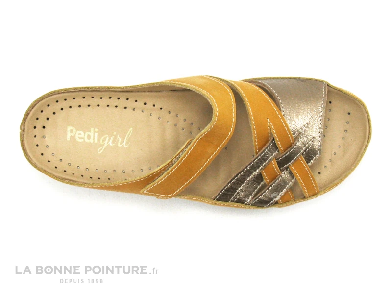 Pedi Girl CLOW Jaune - Fumo - Mule Reglable Femme 6 Pedi Girl CLOW Jaune - Fumo - Mule Reglable Femme – Image 6