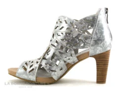 Laura Vita ALCBANEO 24 Acier - Lanieres Perforees - Sandale Talon 9 Laura Vita ALCBANEO 24 Acier - Lanieres Perforees - Sandale Talon -Chaussures Promotion Magasin cd24607c73b9e66c561f35ea11d5d5ef img 1221.jpg 144146