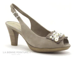 Nouvelles Arrivées 5 Marco Tozzi 2-29602-20 Taupe - Perles Culture - Sandale Talon