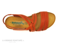 Bionatura 68 Capraia Mandarine - Sandale Orange Femme -Chaussures Promotion Magasin cd24607c73b9e66c561f35ea11d5d5ef img 1226.jpg 148186