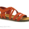 Bionatura 68 Capraia Mandarine - Sandale Orange Femme