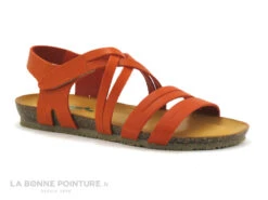 Bionatura 68 Capraia Mandarine - Sandale Orange Femme -Chaussures Promotion Magasin cd24607c73b9e66c561f35ea11d5d5ef img 1227.jpg 148192