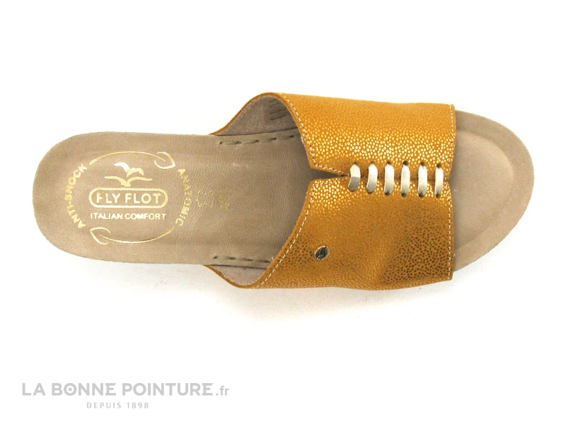 Fly Flot FACTUELLE Jaune - Mule Talon Compense 6 Fly Flot FACTUELLE Jaune - Mule Talon Compense – Image 6