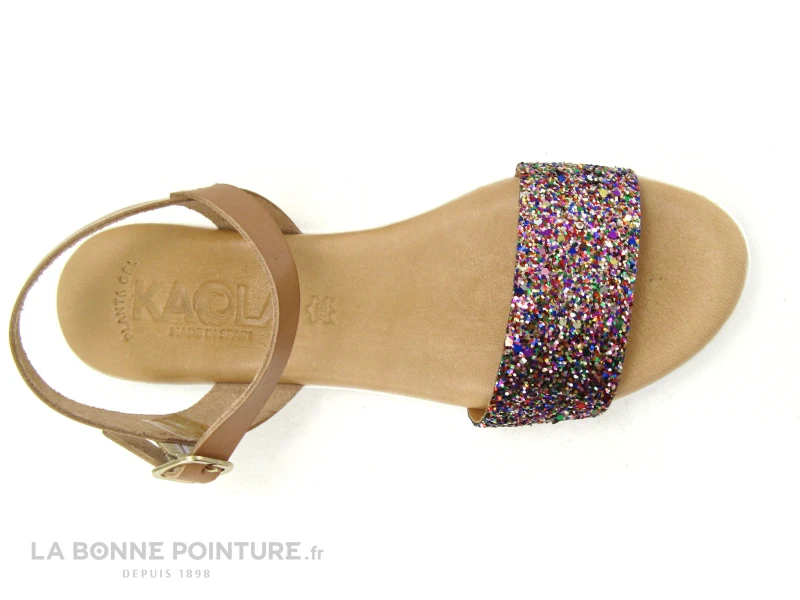 Kaola 3481 Glitter Multicolore - Marron - Sandale Femme 6 Kaola 3481 Glitter Multicolore - Marron - Sandale Femme – Image 6