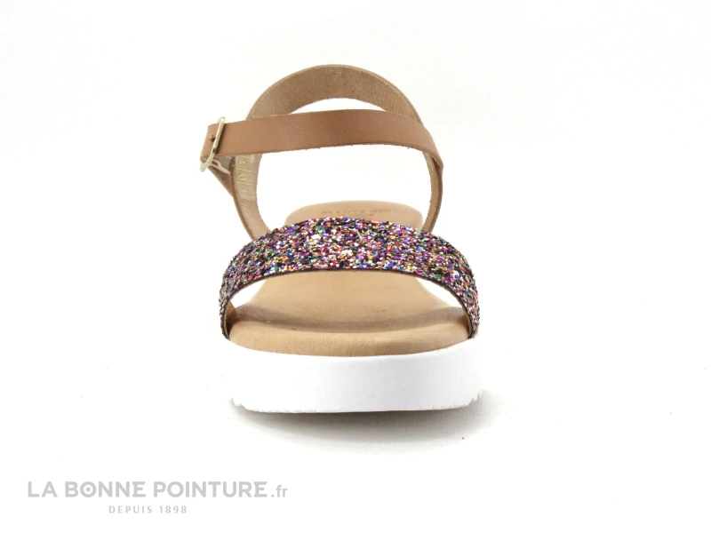 Kaola 3481 Glitter Multicolore - Marron - Sandale Femme 2 Kaola 3481 Glitter Multicolore - Marron - Sandale Femme – Image 2
