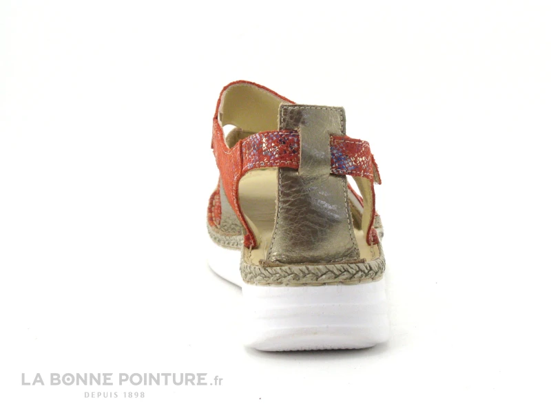 Pedi Girl SEDIK Rouge Fumo - Nu-pieds Confort Femme 4 Pedi Girl SEDIK Rouge Fumo - Nu-pieds Confort Femme – Image 4