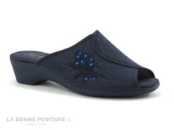 Semelflex SHEILA Marine - Pantoufle Mule Femme -Chaussures Promotion Magasin cd24607c73b9e66c561f35ea11d5d5ef img 1478.jpg 146595