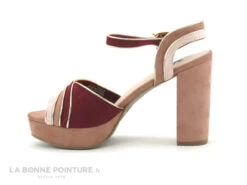 Xti 35180 Nude - Sandale Talon Haut - Rose Bordeaux -Chaussures Promotion Magasin cd24607c73b9e66c561f35ea11d5d5ef img 1510.jpg 148800