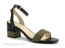 The Divine Factory QL3905 Noir - Paille - Talon Carre - Sandale -Chaussures Promotion Magasin cd24607c73b9e66c561f35ea11d5d5ef img 1556.jpg 149120