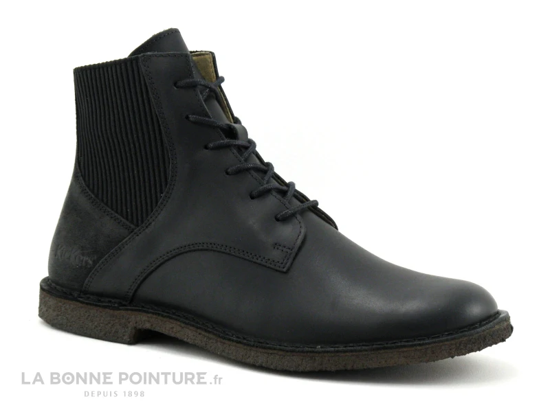 Kickers TITI Noir 654453-50 - Chaussure Montante Femme 1 Kickers TITI Noir 654453-50 - Chaussure Montante Femme