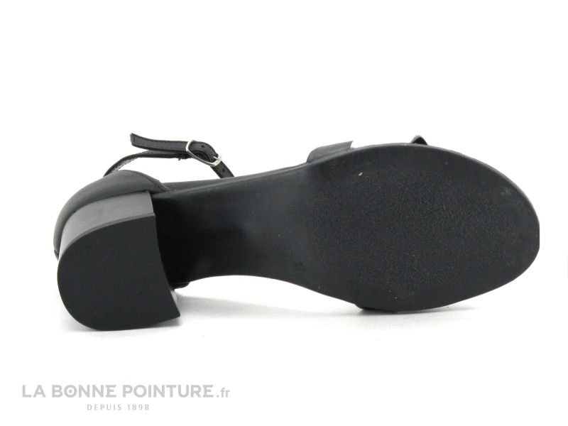 Shoelab LYLIROSE Noir - Argent - Sandale Talon Large 5 Shoelab LYLIROSE Noir - Argent - Sandale Talon Large – Image 5