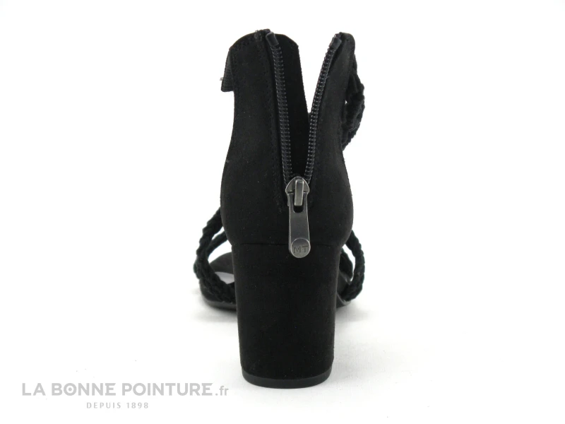 Marco Tozzi 2-28330-24 Black - Sandale Noir Talon Haut - Cordon 3 Marco Tozzi 2-28330-24 Black - Sandale Noir Talon Haut - Cordon – Image 3