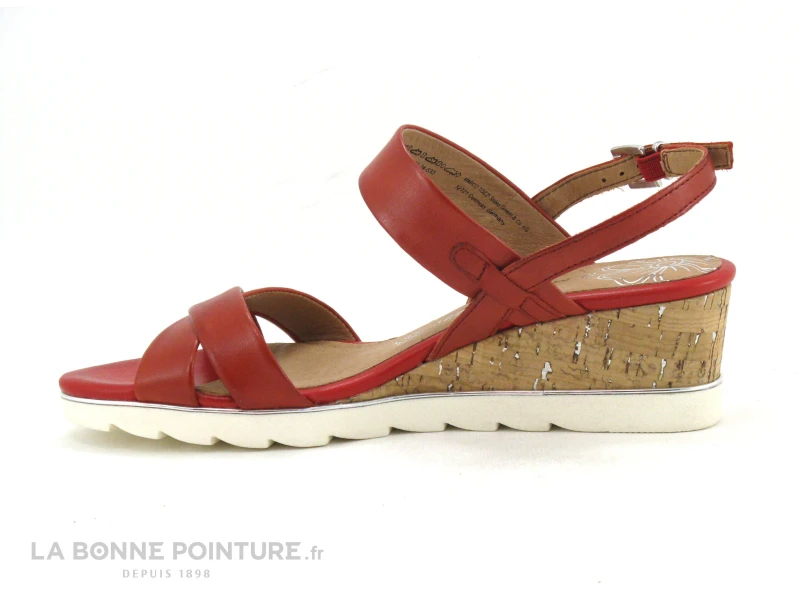 Marco Tozzi Premio 2-28724-24 Chili - Sandale Rouge 2 Marco Tozzi Premio 2-28724-24 Chili - Sandale Rouge – Image 2