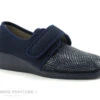 A Campello DELFINA 1568 - Chausson Velcro Femme Bleu Marine