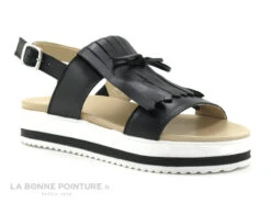 We Do 44562 Vegas Noir - Sandale Compensee Noire