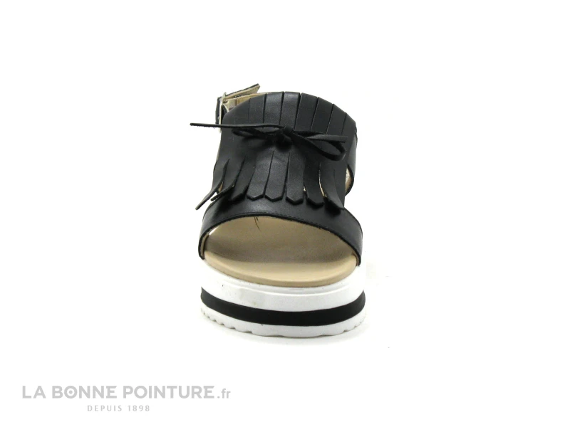 We Do 44562 Vegas Noir - Sandale Compensee Noire 2 We Do 44562 Vegas Noir - Sandale Compensee Noire – Image 2