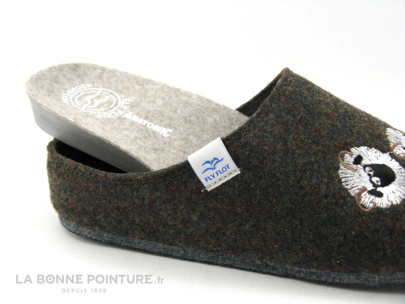 Fly Flot FERPART Marron Multicolore - Beliers - Pantoufle Mule F 4 Fly Flot FERPART Marron Multicolore - Beliers - Pantoufle Mule F – Image 4