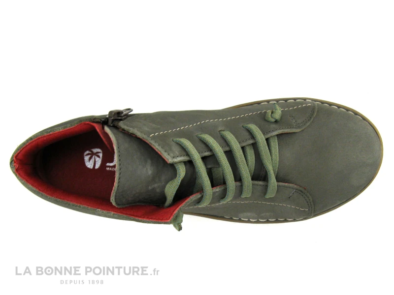 Jungla 7552 Kaki - Chaussure Montante Femme Avec Elastique Et Zip 6 Jungla 7552 Kaki - Chaussure Montante Femme Avec Elastique Et Zip – Image 6