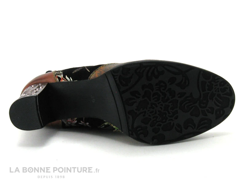 Laura Vita LEDAO 01 Wine - Bottine Femme Avec Fleurs - Talon Haut 7 Laura Vita LEDAO 01 Wine - Bottine Femme Avec Fleurs - Talon Haut – Image 7